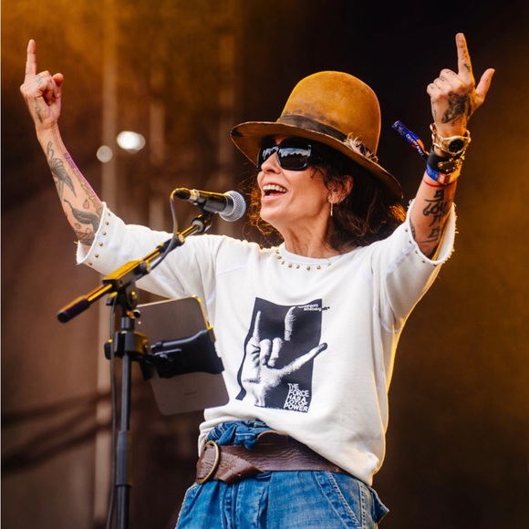 Yep, I make hats for this rock star (Linda Perry) at Wednesday’s Child Studio. - Picture 4 of 17